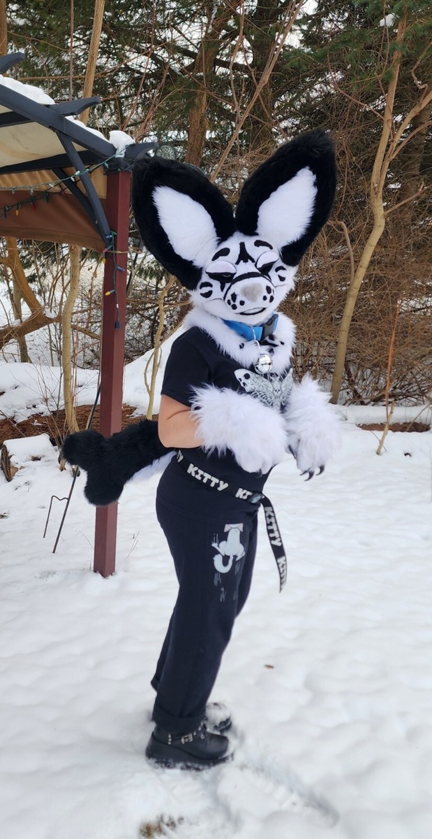HQ Black and White Fursuit Fish/Shark Tail | eBay