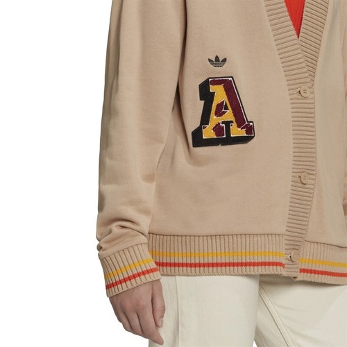 adidas Originals Womens Class Of 72 Cardigan - Magic Beige / UK 6 - Picture 3 of 5
