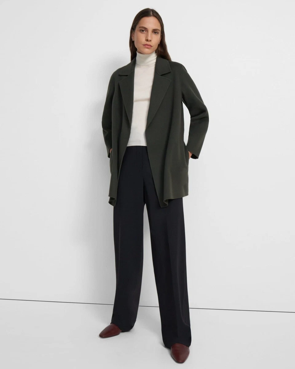 theory clairene double face wool cashmere jacket