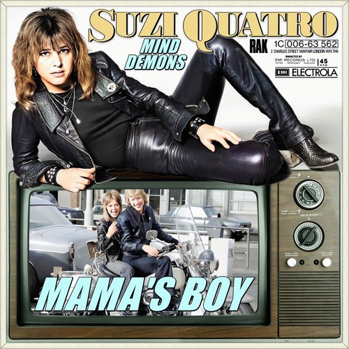 7" SUZI QUATRO Mama's Boy / Mind Demons RAK Glam-Rock Germany 1979 like NEW!