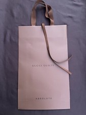 New Authentic Gucci Guilty Absolute Shopping Paper Gift Bag Sz 9  x 15  x 3  