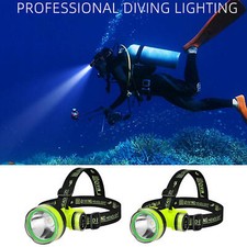 LED High Power Bright Waterproof Headlamp Underwater Diving Headlight Flashlight