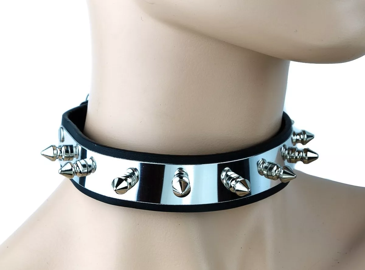 Metal choker collar hotsell
