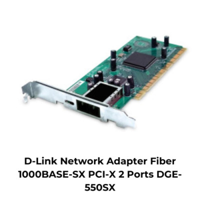 D-Link Network Adapter Fiber 1000BASE-SX PCI-X 2 Ports DGE-550SX