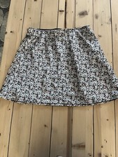 Abercrombie  Fitch Floral Satin Skirt Size M