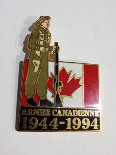 Pin's Débarquement De Normandie D Day , Soldat Armée Canadienne - Photo 1/4