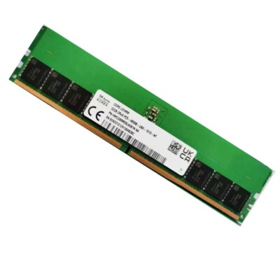 SK Hynix 32GB DDR5 DDR5 4800MHz PC5-38400 2RX8 UDIMM Memory Ram