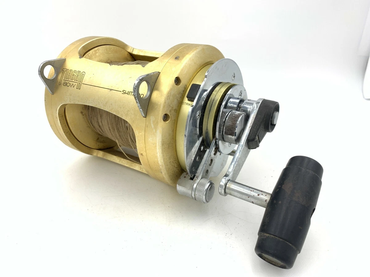 SHIMANO TIAGRA 80W REEL BIG GAME Saltwater Fishing Trolling Excellent 1855