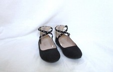 THE CHILDREN'S PLACE GIRLS BLACK STRAP DRESS SHOES YOUTH SIZE 11