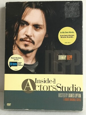 Johnny Depp Inside the Actors Studio DVD 2007 Extended Edition Film TV Show
