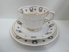 ROYAL ALBERT CROWN CHINA TCW 4224 PORCELAIN TRIO CUP SAUCER PLATE