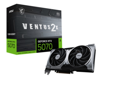 Nvidia GeForce RTX 5070 - MSI Ventus 2X OC - 12GB GDDR7 Grafikkarte