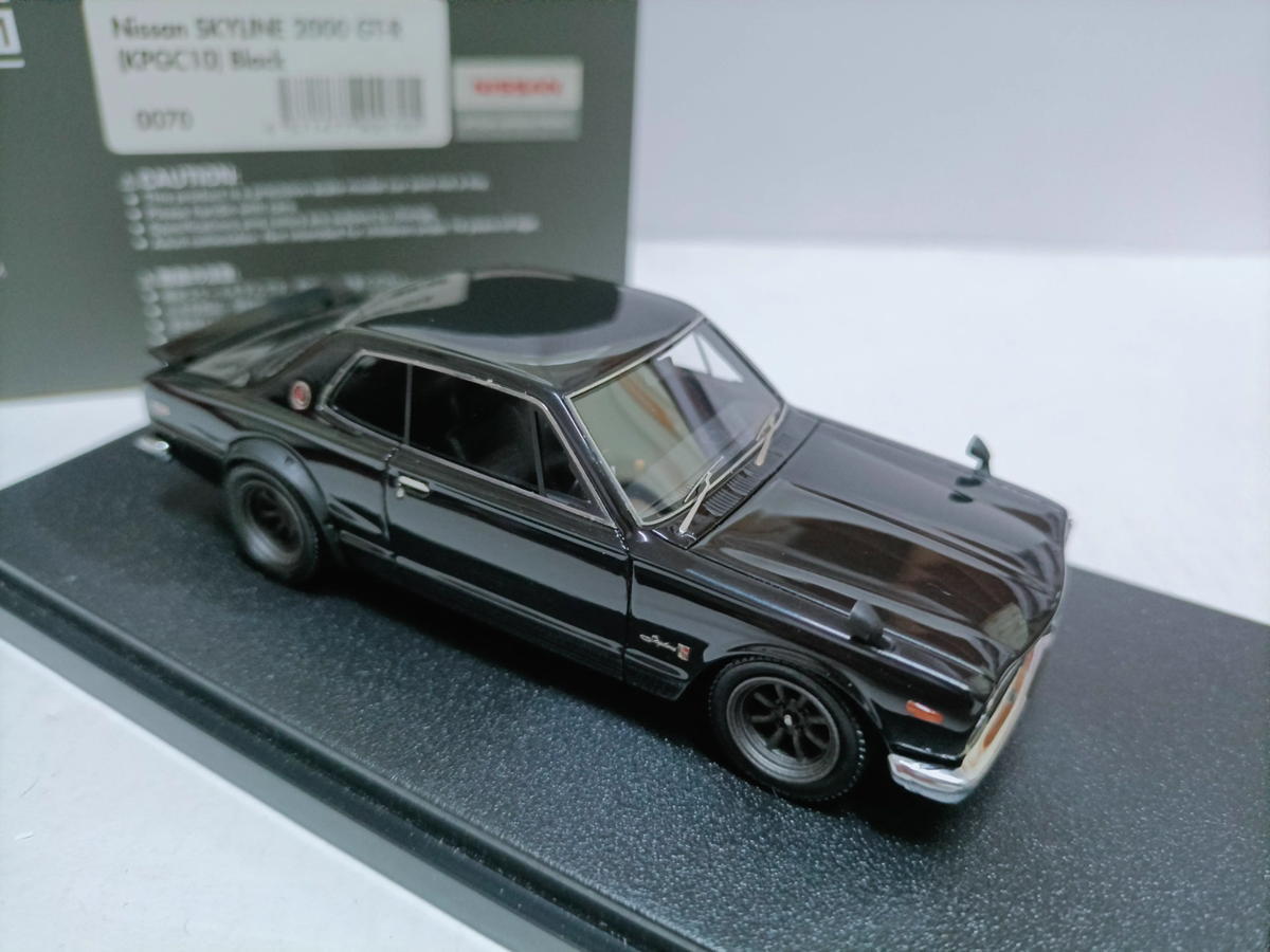 IG 1/43 Nissan Skyline 2000 GT-R KPGC10 Black | eBay