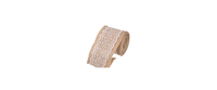 Juteband Mit Spitze 6Cm X 2M, Spitzenband, Juteband Mit Spitze Verziert
