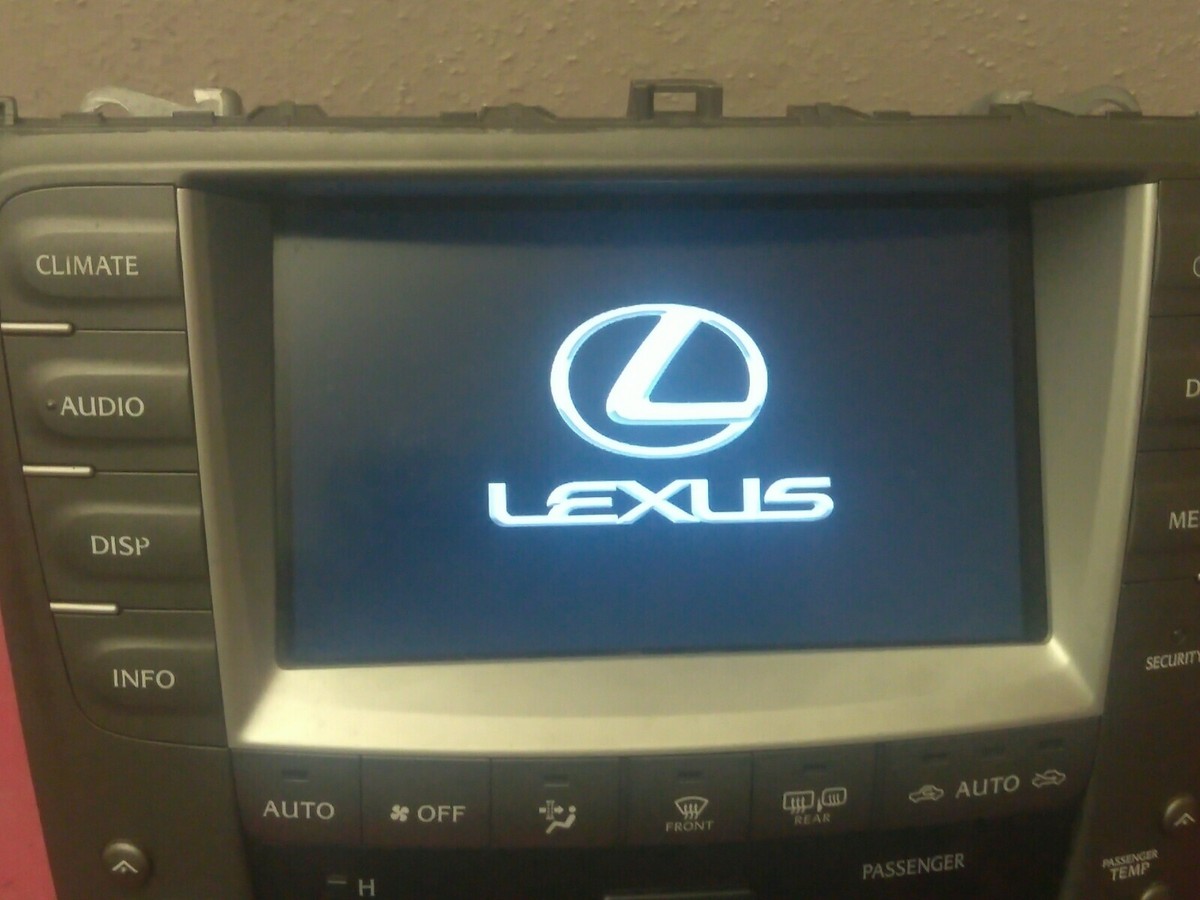 06-08 LEXUS IS250 IS350 NAVIGATION GPS TOUCH SCREEN RADIO CD