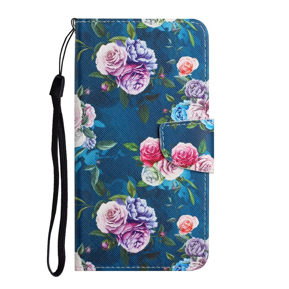 Flower Cat Butterfly Wallet Phone Case For LG K22 K31 K51 K61 Stylo 6 7 Velvet - Image 2 of 4