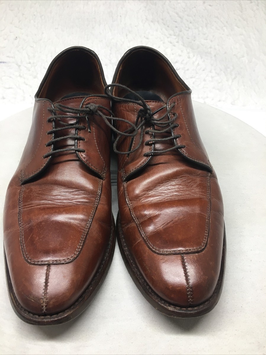 Allen Edmonds Delray Dress Shoes Brown Leather Lace Up 1298  display picture 3