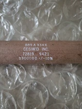 CESIWID NON-INDUCTIVE RESISTOR 889A334K, 330Kohm,  NSN 590011217649, NOS.