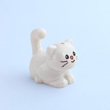 Lego Minifigure Gatto delle Nevi - Carino Pupazzo di Neve Gattino con Bastoncini Baffi - Nuovo