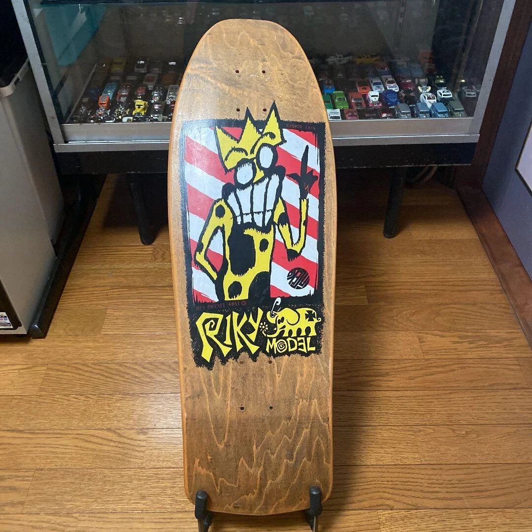Unused 1989 80s Vintage Lucero Riky Barnes Skateboard Skate Deck Deadstock