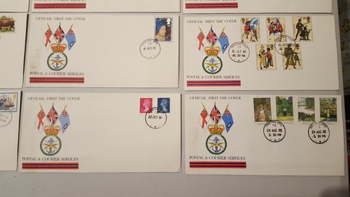 (Lotto 356k) Servizi Postali e Corriere - 9 Copertine Primo Giorno - Foto 5 di 5