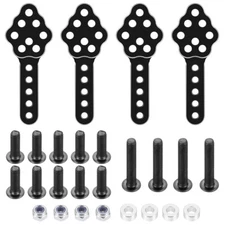 RCBATER 4Pcs Alum Adjusting Shock mount Lift Kit for AXIAL SCX10 1/10 RC Crawler