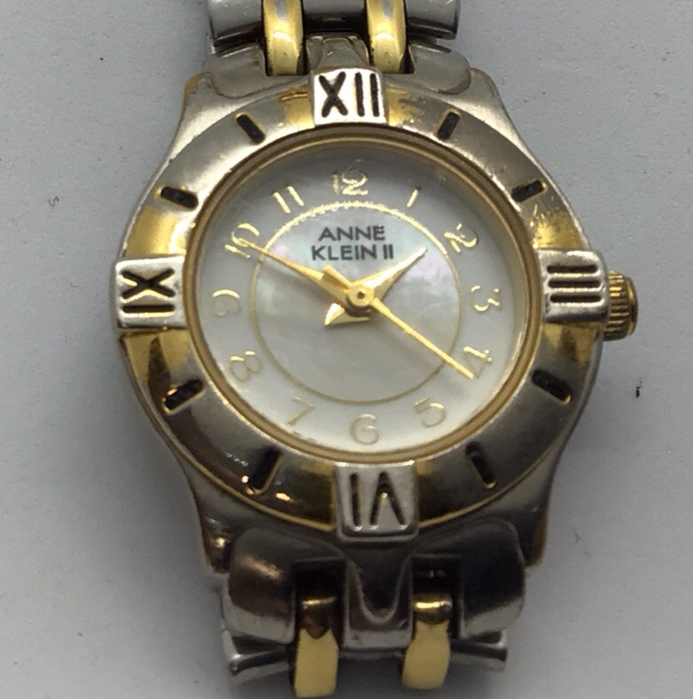 Anne Klein Silver Tone Bracelet Watch Date Display Needs Battery Anne Klein Silver Tone Rectangle Face Watch 753H, New  main image 2