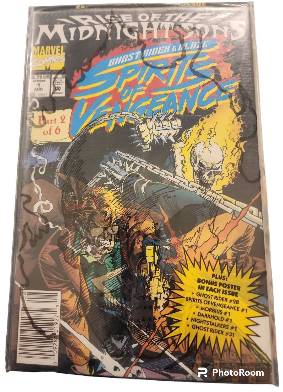 Ghost Rider And Blaze: Spirits of Vengeance #1 Rise Of The Midnight Sons Sealed