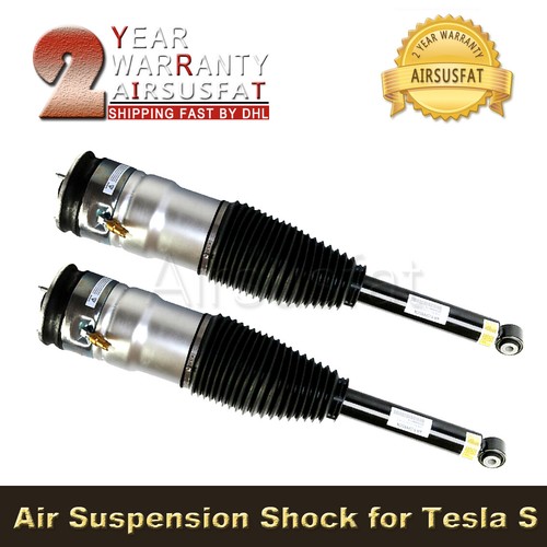 Pair For Tesla Model S 20112015 Rear Air Suspension Shock Strut