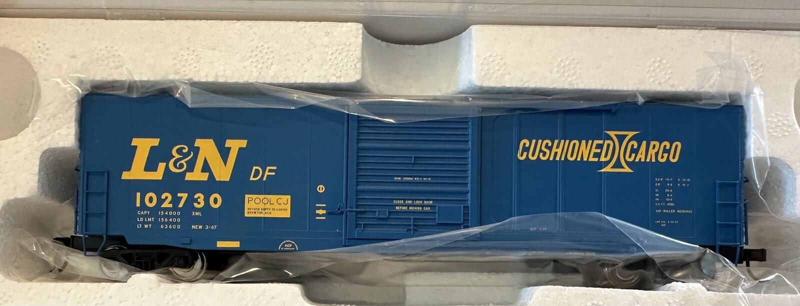 Atlas HO Scale L&N 50’ Boxcar With OB eBay