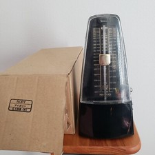 NIKKO Standard Metronome Black Japan NEW, for Piano Guitar Bass Drum Violin
