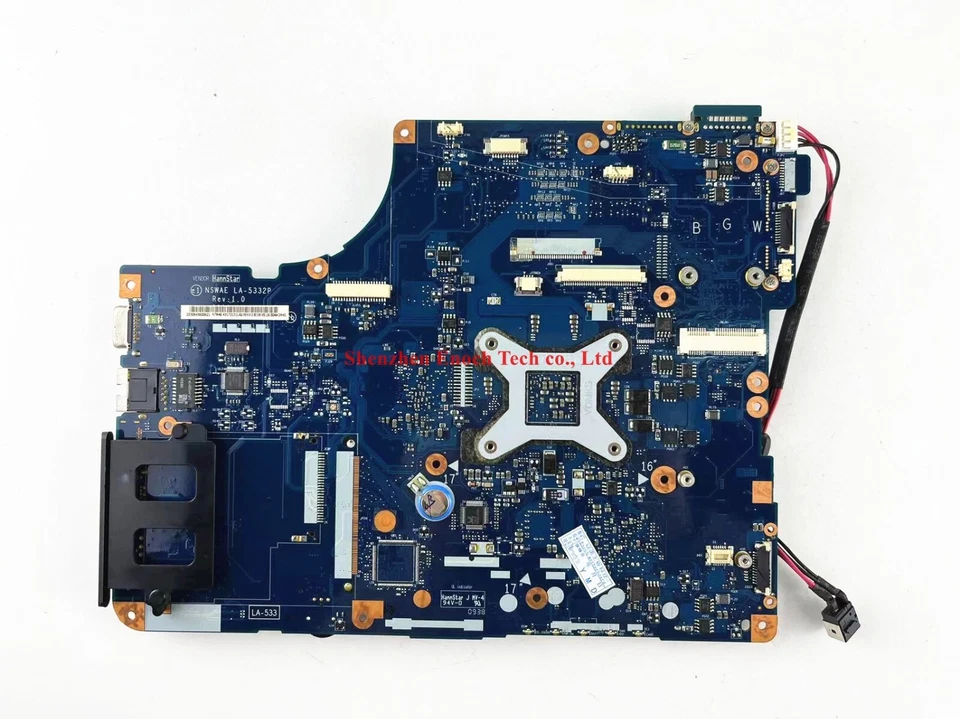 K000085590 LA-5332P Motherboard For Toshiba satellite L555D Laptop AMD ddr2 - Image 2 of 4