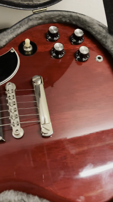 1995 Fernandes Burny Gibson '63 SG Model Copy Cherry Guitar 1995 Fernandes Burny Gibson '63 SG Model Copy Cherry Guitar