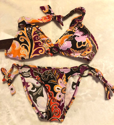 Swim Systems Bikini Multi Color - XS - New With Tag