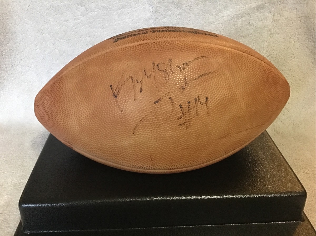 KEYSHAWN JOHNSON #19 New York Jets Autographed Wilson Full Size