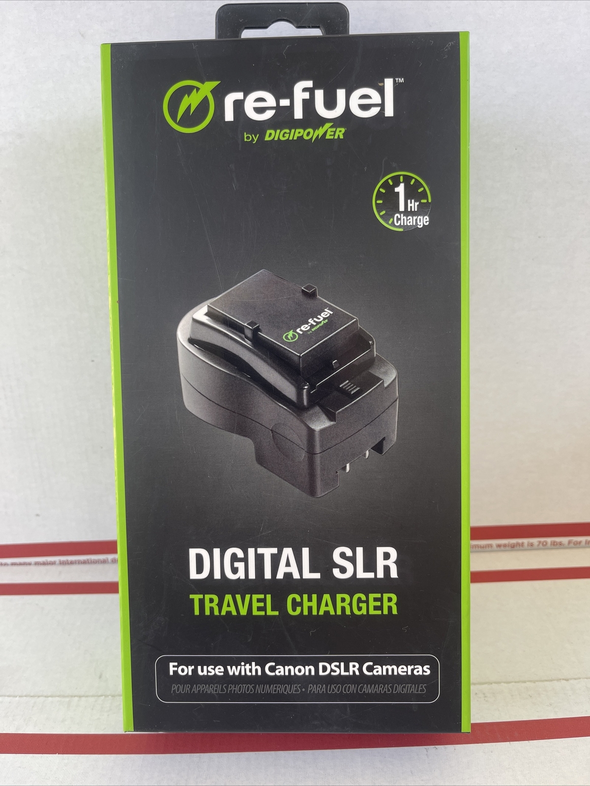 Digipower - Re-Fuel Replacement Canon DSLR Charger - Black New