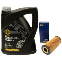 MotoröL Set 5W40 5 Liter + ÖLfilter SH 420 P FüR Audi A3 A4 Seat Skoda VW Bora