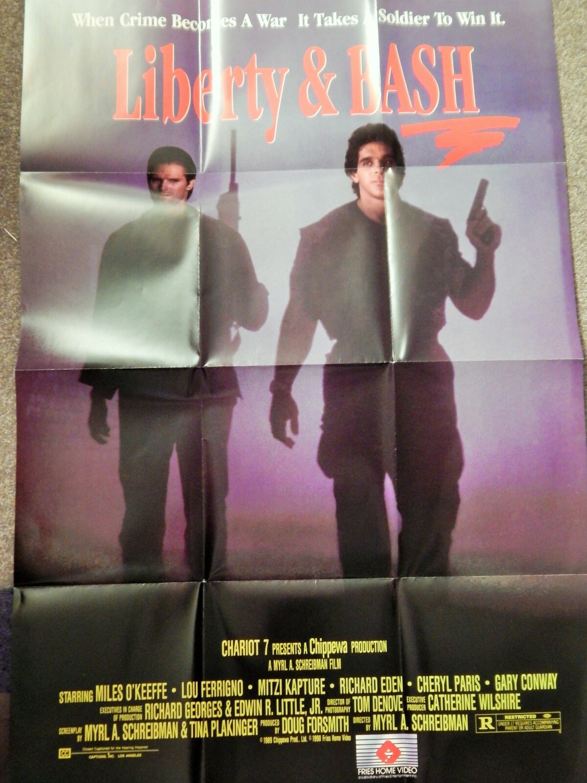 Liberty Bash Video Dealer 36 X 24 Poster 1990s Miles O Keefe Lou Ferrigno Ebay Liberty Bash Video Dealer 36 X 24 Poster 1990s Miles O Keefe Lou Ferrigno Ebay