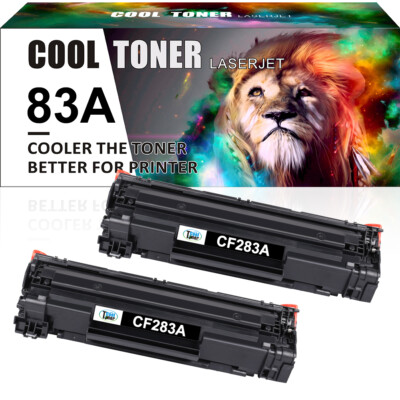 2x Toner für HP LaserJet Pro MFP M125nw M125rnw M126a M127fw M128fp CF283A 83A