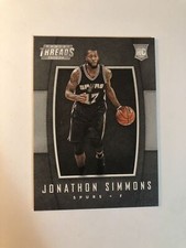2015-16 Panini Threads Leather Rookies Jonathon Simmons #209 Rookie RC