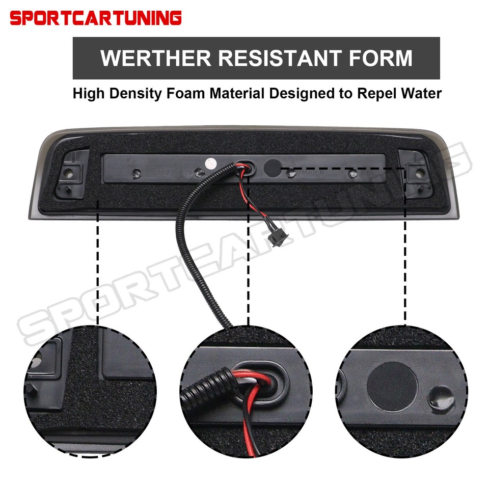 Fit For  2009-18 DODGE RAM 1500 2500 3500 3rd Brake Light Foam Seal Gasket - Foto 4