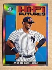 Jasson Dominguez 2022 Bowman Chrome Hi-Fi Futures #HIFI-11 Baseball Card Yankees