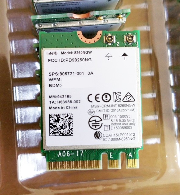 New HP Intel Dual Band Wireless AC Bluetooth 4 0 Card 8260NGW 8260 new-hp-intel-dual-band-wireless-ac-bluetooth-4-0-card-8260ngw-8260