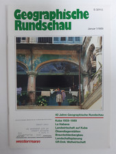 11 x Geographische Rundschau - 1989 kompletter Jahrgang