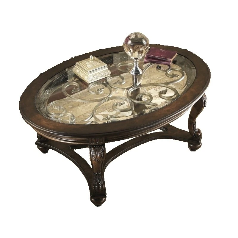 Mesas de Sala de Jantar Ashley Furniture Vidro