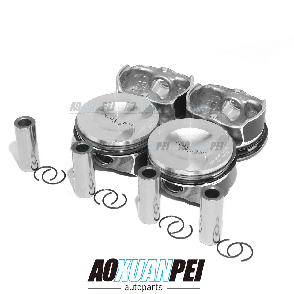 4x Kolbenringe Set Oversize 83.01+0.5mm Stifte Φ 21mm für 2.0T Audi A4 A5 VW GTI - Bild 3 von 4