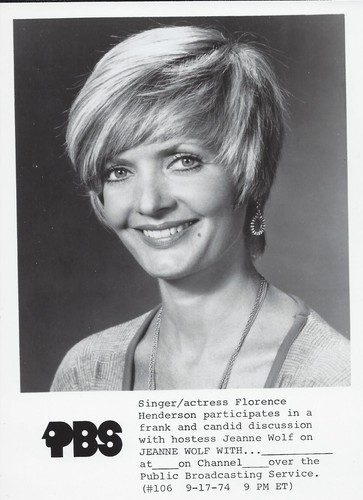 FLORENCE HENDERSON Original 8x10 VINTAGE Glossy Photo Hollywood Singer/Actress