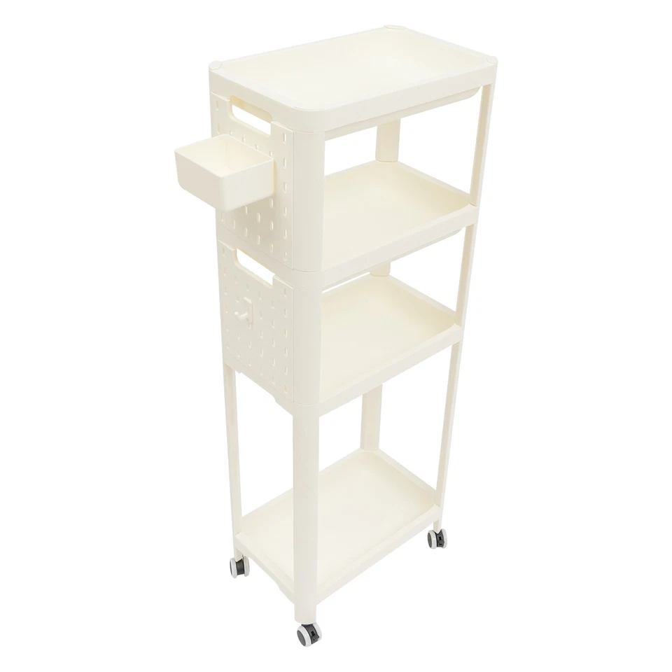 3 Tier Rolling Utility Cart, Movable Kitchen/ Living room Storage Cart Trolley - Image 4 of 4