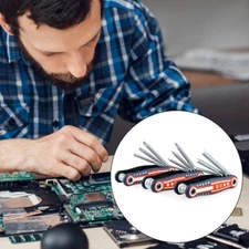 Multipurpose 8 In 1 Folding Screwdriver Bike Cycling Tool Kit for Quick Fixes