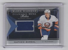 2021-22 Upper Deck Black Diamond Diamond Mine Relics Mathew Barzal #DMR-MB New